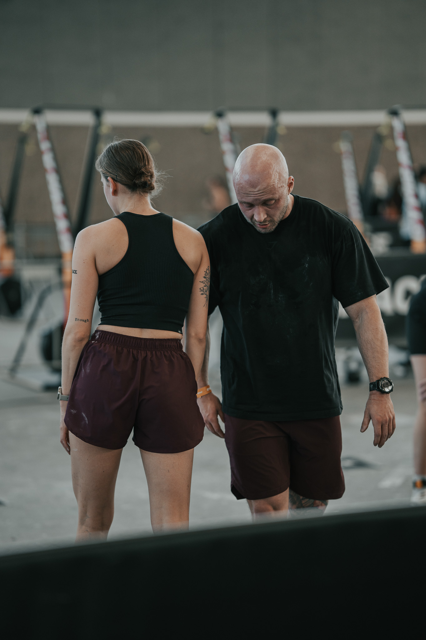 Sportfoto van deelnemers tijdens Gymrace in natuurlijke reportagestijl